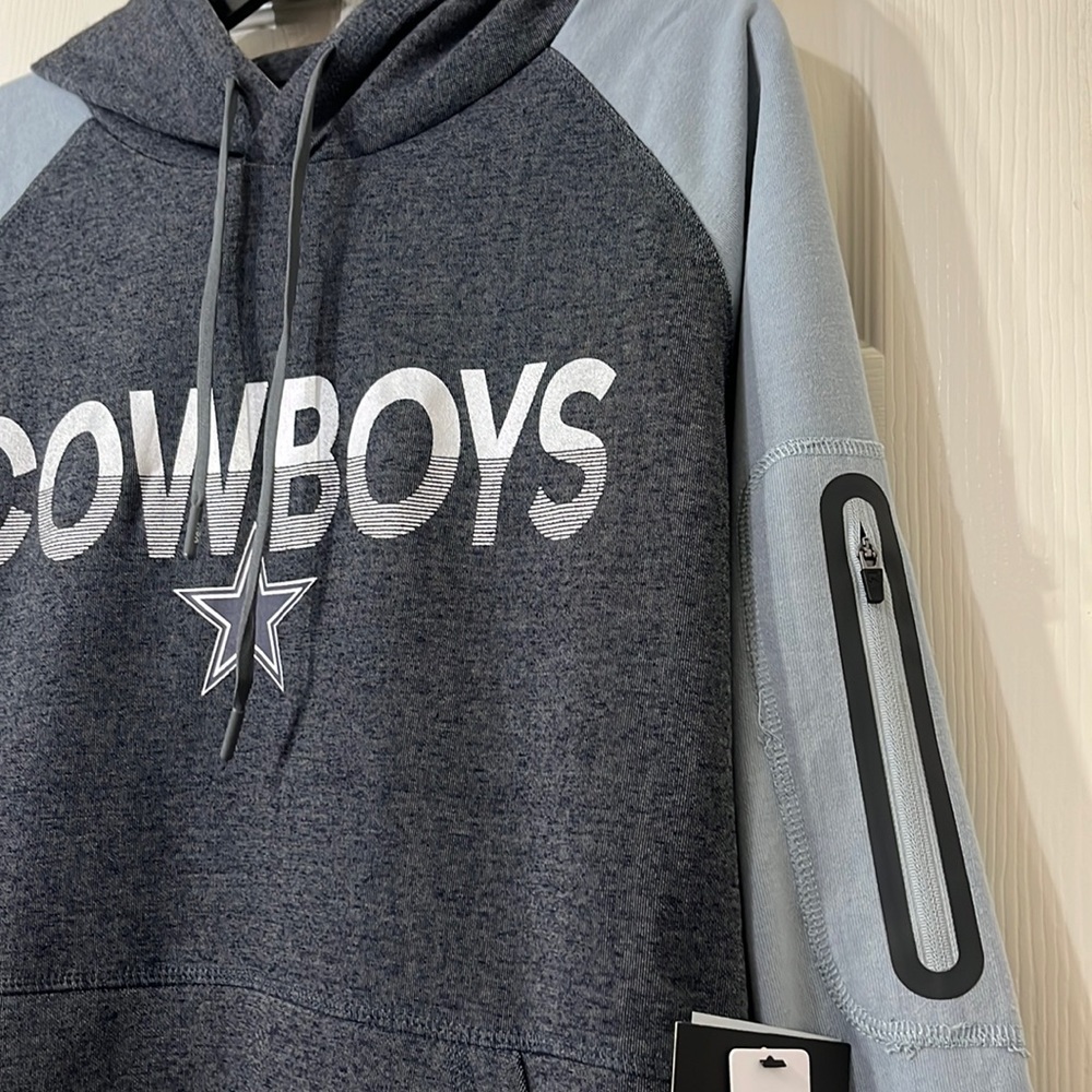 DALLAS COWBOYS Mens Sweatshirt Hoodie - size L - Picture 7 of 12